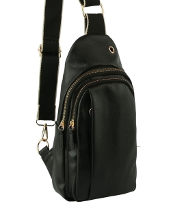 Fashion Strap Sling Bag Backpack JYM-0433 BLACK